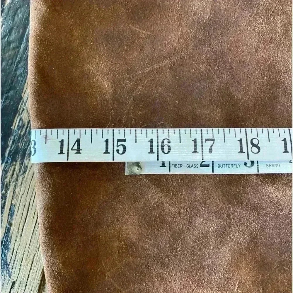 NEW KORK-EASE Addison Tabacco Distressed Suede Leather Over the Knee Boots Sz 8M - Picture 9 of 12